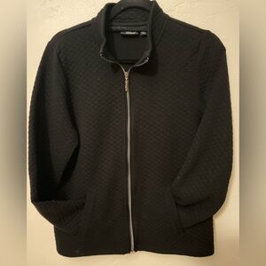 Onque Casual~Quilted~Cotton Blend~Full-Zip~Lightweight~Jacket w/Pockets~Size L